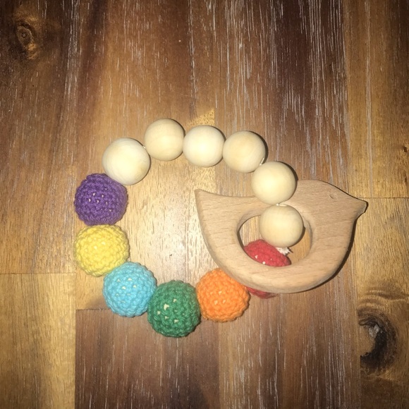 Natural wood teething rings - Picture 6 of 8